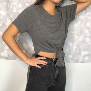 Long brandy Melville/John galt gray t shirt